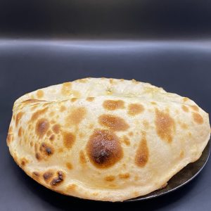 Naan fromage au miel